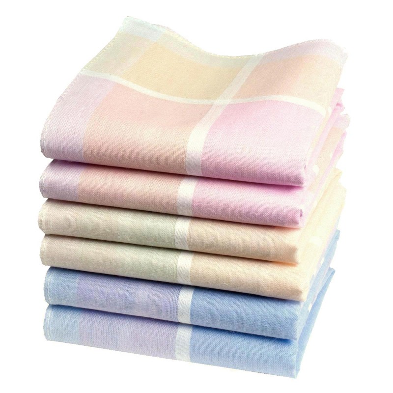 EEEKit Lot De 15 Mouchoirs En Coton Femme 30x30 Cm – Motifs Floraux Vintage Pour Mariage, Larmes & Cadeaux Mères & Mariées